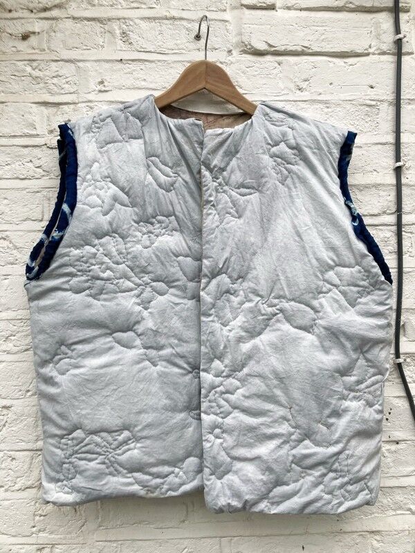 Quilted natural printed vest/ body wamer - Image 3